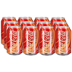 Газированный напиток Coca-Cola, СШАваниль, 0.355 л, металлическая банка, 12 шт.