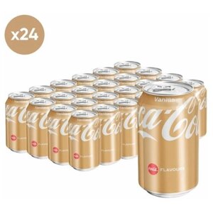 Газированный напиток Coca-Cola Vanilla, со вкусом ванили, 330 мл х 24 шт Беларусь