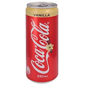 Газированный напиток Coca-Colaкола, ваниль, 0.33 л, металлическая банка