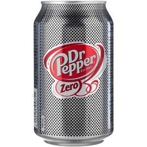 Газированный напиток Dr. Pepper Zeroкола, вишня, 0.33 л, металлическая банка