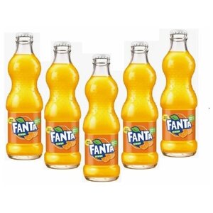 Газированный напиток Fanta (Фанта) Апельсин, 15шт по 330 мл, стекло