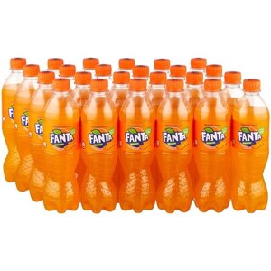 Газированный напиток Fantaкрасный апельсин, кола, 0.5 л, пластиковая бутылка, 24 шт.