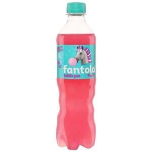 Газированный напиток Fantola ПЭТBubble Gum, 0.5 л, пластиковая бутылка
