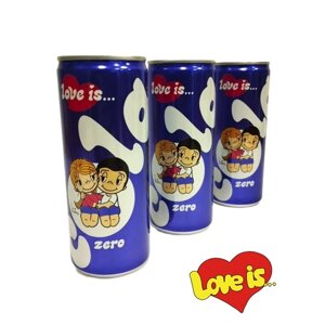 Газированный напиток Love is Cola Zero, 3 банки