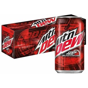 Газированный напиток Mountain Dew Code Red 12 шт по 0,355 л