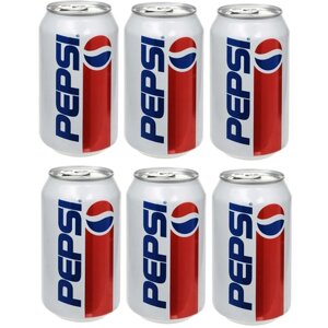 Газированный напиток Пепси-Кола (Pepsi-Cola)ж/б, Корея,6 шт по 355 мл.)