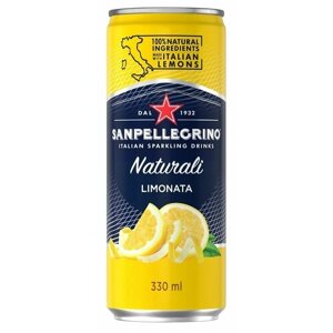 Газированный напиток Sanpellegrino Limonata Лимон, 6 шт по 0,33 л