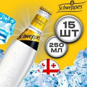 Газированный напиток Schweppes Indian Tonic (Швепс Индиан Тоник) 0,25*15шт стекло Грузия