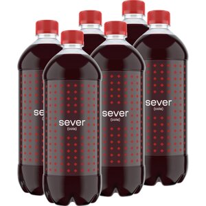 Газированный напиток Severкола, 1 л, пластиковая бутылка, 6 шт.