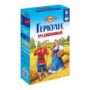 Геркулес Русский продукт Традиционный овсяные хлопья, 500г. Х12 пачек