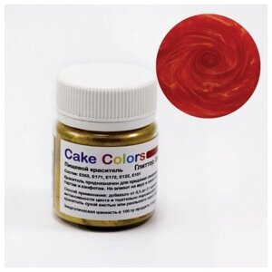 Глиттер Золотая роза, пищевой перламутр (блеск) Cake Colors, 10 гр