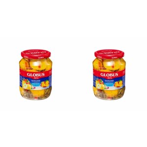 Globus Овощные консервы Патиссоны маринованные, 720 мл, 2 шт