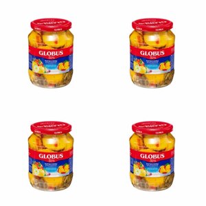 Globus Овощные консервы Патиссоны маринованные, 720 мл, 4 шт
