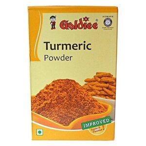 Goldiee Пряность Куркума молотая Turmeric Powder, 100 г, картонная упаковка