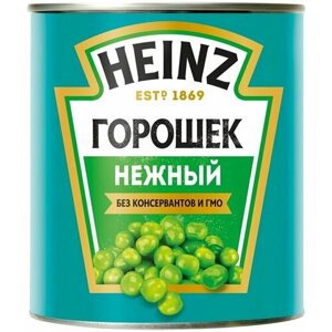 Горошек Heinz зеленый Нежный 400г х 2шт