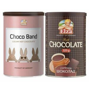 Горячий шоколад "ELZA" набор (Choco Band 250г + Hot Chocolate 325г), 2шт