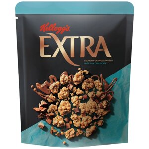 Гранола Kellogg's Extra с молочным шоколадом, шоколадный, 300 г