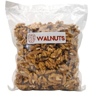 Грецкие орехи бабочки очищенные без обжарки 500 грамм, сладкий орех без горечи "WALNUTS" отборные и крупные орехи