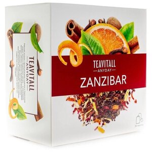 Greenway Чайный напиток TeaVitall Anyday «Zanzibar» Гринвей, 38 фильтр-пакетов