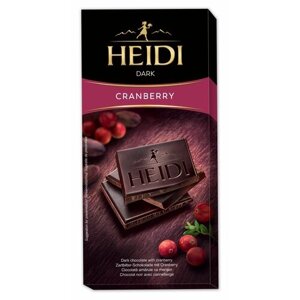 HEIDI dark Cranberry темный шоколад с клюквой