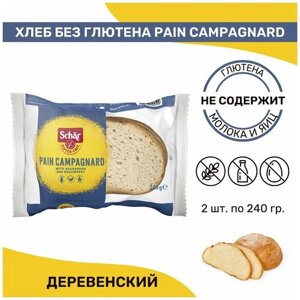 Хлеб без глютена Schar Pain Campagnard деревенский 2 шт по 240г
