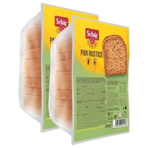 Хлеб Schar - Pan Rustico, злаковый безглютеновый, 250г/2 шт