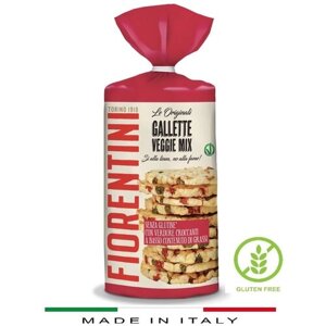 Хлебцы Fiorentini Veggie Mix с амарантом, шпинатом и свёклой, без глютена Италия, 120г