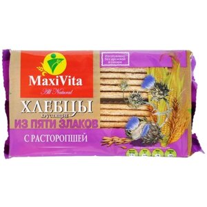Хлебцы хрустящие Maxi Vita из 5 злаков с расторопшей, 150 г