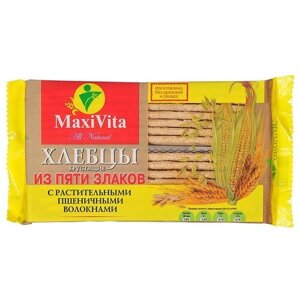 Хлебцы Maxi Vita 5 злаков с растительными пшеничными волокнами, 150 г