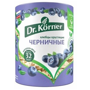 Хлебцы мультизлаковые Dr. Korner злаковый коктейль черничный, 100 г