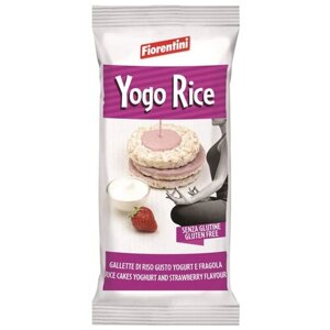 Хлебцы рисовые Fiorentini Yogo Rice со вкусом йогурта и клубники, 100 г