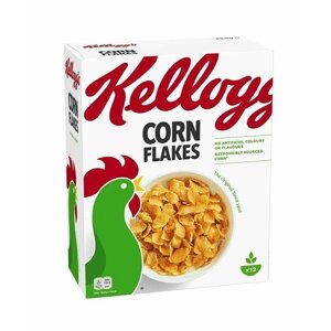 Хлопья Kellogg's Corn Flakes кукурузные, 375 г