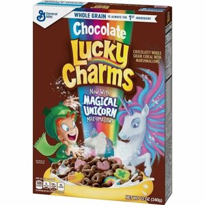 Хлопья Лаки Чармс Чоко Lucky Charms Chocolate с маршмеллоу, 311гр