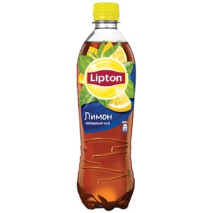Холодный чай Lipton / Липтон Лимон ПЭТ 0,5л (12 штук)
