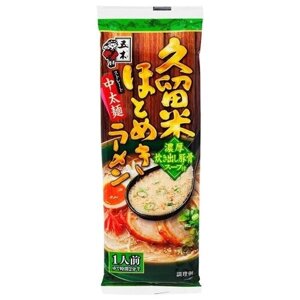 Itsuki kurume hotomeki тонкоцу - рамен с бульоном на косточках (2 порции), itsuki FOODS, co, ltd, япония