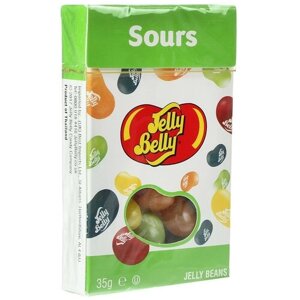 Jelly Belly Драже жевательное Кислые фрукты ассорти, 35 г, картонная коробка
