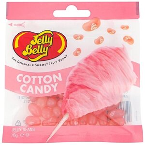 Jelly Belly Драже жевательное Сахарная вата, 70 г, флоу-пак