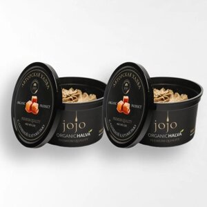 JoJo / Мягкая подсолнечная халва ручного вымешивания с солёной карамелью / Cплит из 2 штук