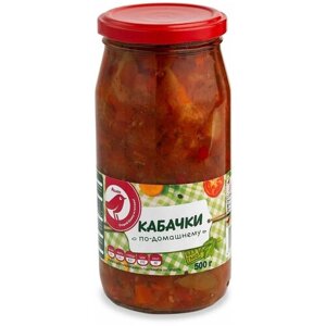 Кабачки по-домашнему ашан Красная птица, 500 г, 5 шт