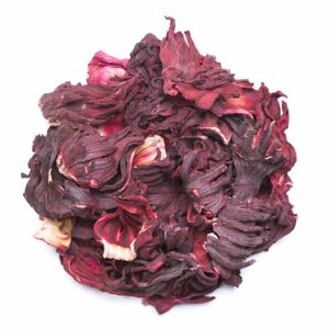 Каркаде цветки, экзотика, пищеварение, цветки, гибискус, каркаде, суданская роза, розелла, травяной чай, цветочный чай, красный чай 100 гр.