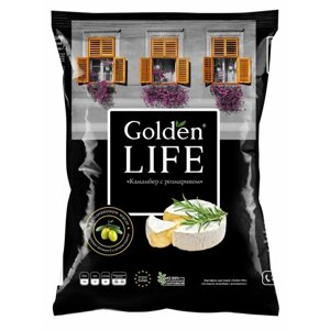 Картофельные чипсы Golden Life со вкусом Камамбера с розмарином, 90 гр