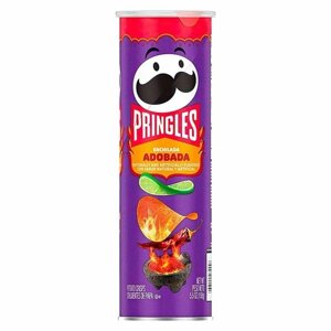 Картофельные чипсы Pringles Adobada со вкусом острого перца и лайма (США), 155 г