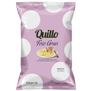 Картофельные чипсы Quillo Испания Премиум с Фуа-гра 130 г. без глютена