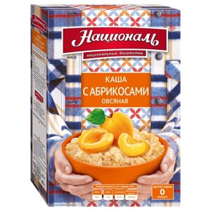 Каша овсяная с абрикосами Националь 6 порций, 240 г