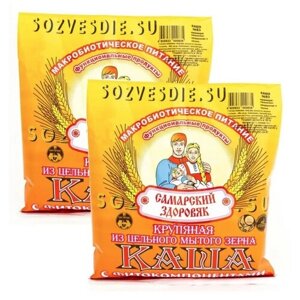Каша "Самарский Здоровяк”14 Пшенично-рисовая с топинамбуром и дигидрокверцетином 250 г. х 2 пакета