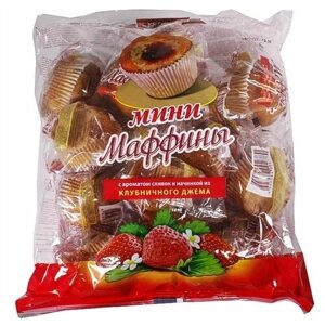 Кекс Русский бисквит с ароматом сливок, джем, ягодная, 100 г