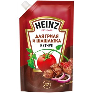 Кетчуп Heinz Для гриля и шашлыка, дой-пак, 320 г