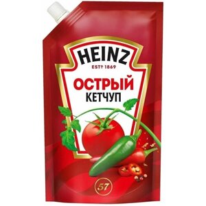 Кетчуп Heinz Острый, дой-пак, 320 г