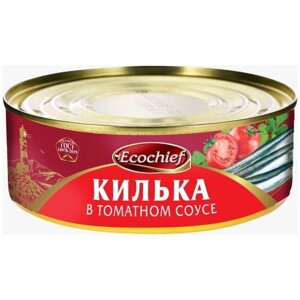 Килька Балтийская в томатном соусе обжаренная, 240 г
