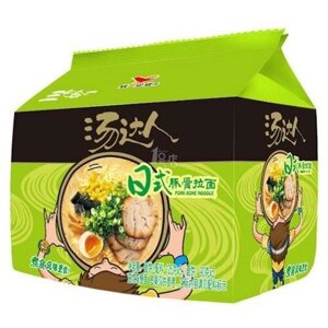 Китайская лапша быстрого приготовления свинина упаковка 5 штук